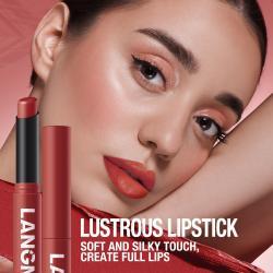 12-Color Angled Rotating Matte Lipstick Single Piece