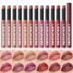12-Color Angled Rotating Matte Lipstick Single Piece