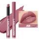 12-Color Angled Rotating Matte Lipstick Single Piece