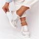 Plus Size Casual Platform Dad Shoes Lace-up Wedge Sports Women