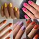 Classic Solid Color Fake Nails Color Short Square