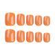 Classic Solid Color Fake Nails Color Short Square