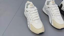 Fashion Colorblock Lace-up Sneakers For Men Breathable Low-top Dad Shoes Running Walking Sports Shoes