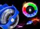 Pvc Childrens Roller Skates Three-color Luminous Roller Skates