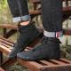 Five-finger Cotton Shoes Non-slip Snow Boots Waterproof Fleece-lined