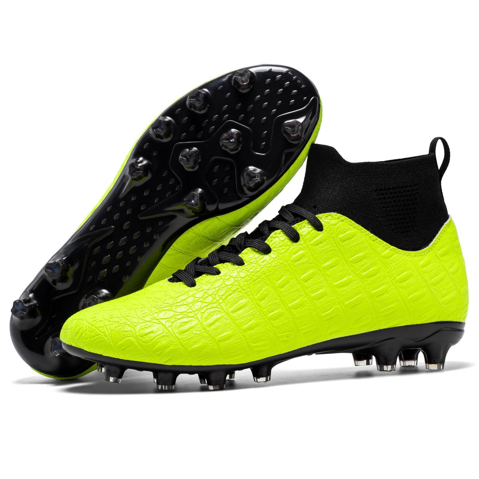 Football Mens High-top Foot Sock Training Shoes