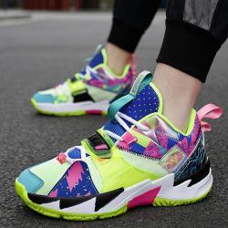 Autumn Flying Surface Woven Youth Basketball Shoes