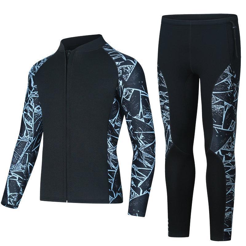 Diving Suit 3mm Split Long-sleeved Long Trousers Snorkeling Swimsuit