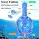 Silicone Snorkeling Mask Diving Mask Full Dry Waterproof Leak-proof Anti-fog For Children