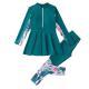 Conservative Split Two-piece Long-sleeved Trousers Medium And Large Girls Swimsuit