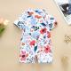 Girls Flower Full Printed One-piece Swimsuit Baby