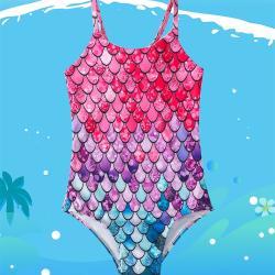 Childrens Mermaid One-piece Swimsuit