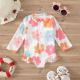 Girls Flower Bikini Zipper Romper Swimsuit