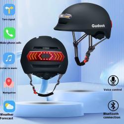 Front And Rear With Steering Kill Car Lights Voice Button Dual Control Smart Helmet Basket Teeth Answer Call Music Navigation