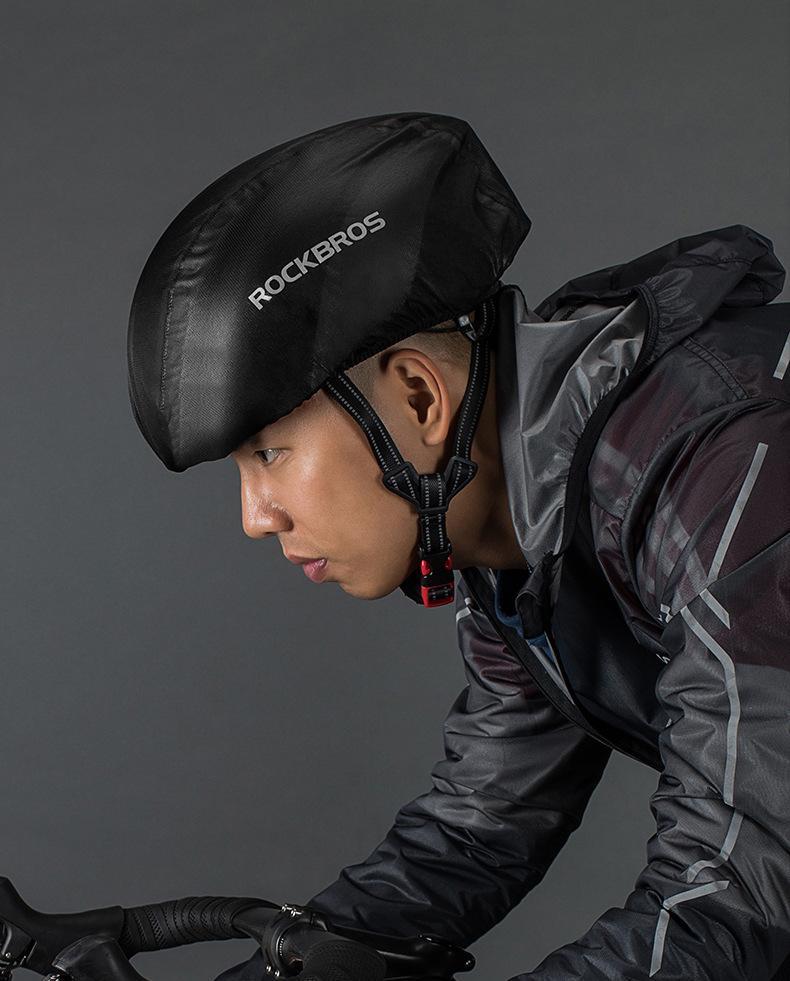 Bicycle Rainproof Dust Cover Mountain Highway Riding Hat Helmet