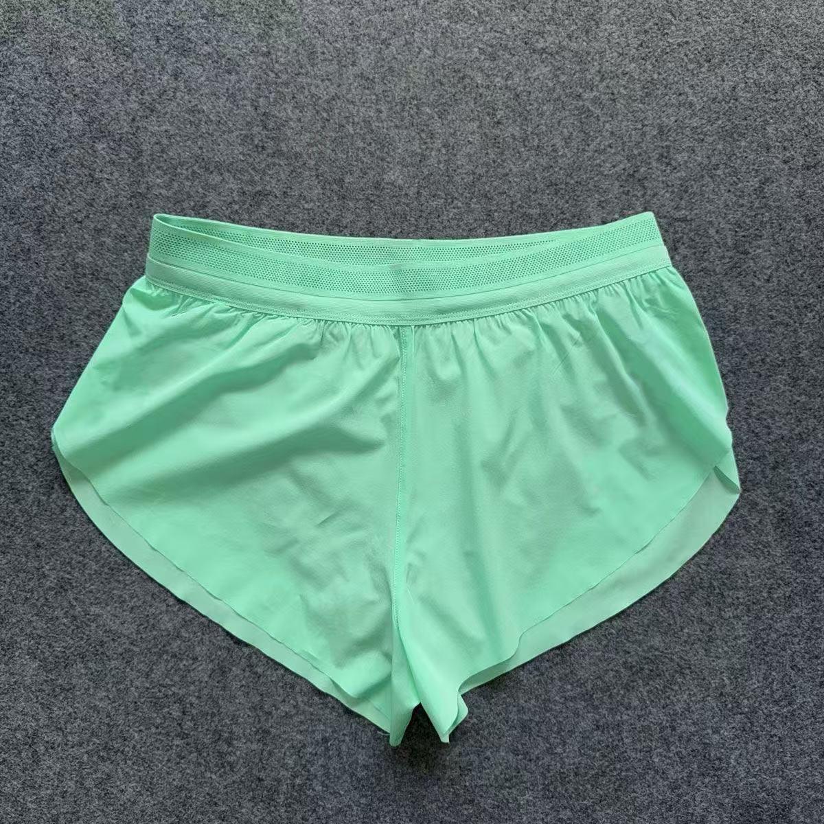 Mens Solid Color Quick Drying Breathable Loose Shorts
