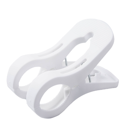 Windproof drying clip-white-1 pack - Option1