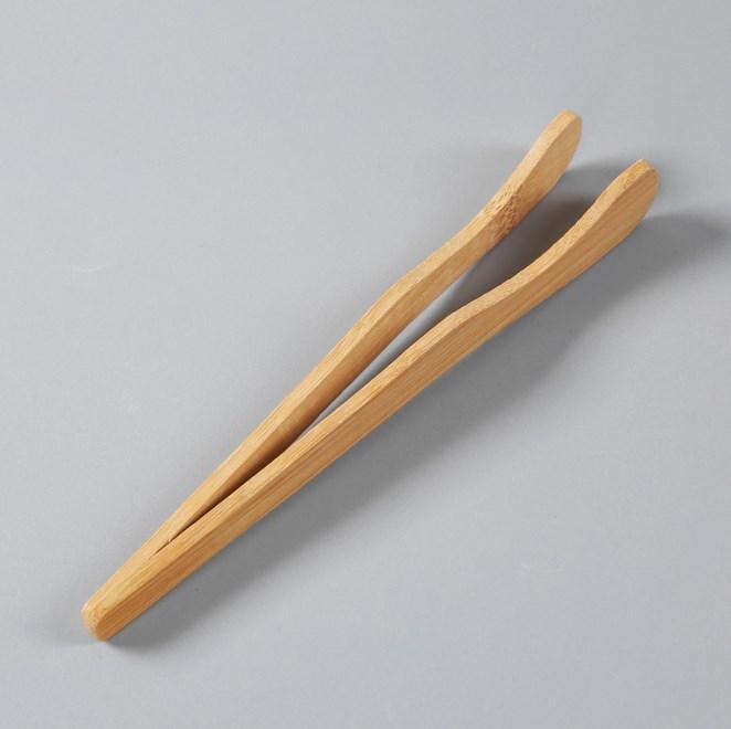 Tea clip-Bamboo curved clip-1 piece-1 bag - Option1