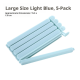 Sealing clip-blue-large-pp-15*6.6cm-5 pieces - Option1
