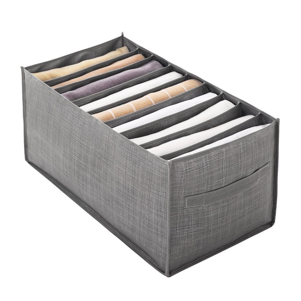 Pants storage box-small-seven compartments-1 compartment-1 pack - Option1
