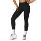 4 Sizes-5 Colors Option -- 1Pc Womens High Waist Workout Leggings Tummy Control Compression Yoga Tight Pants Gym Pants Athletic Running Leggings With 25In Inseam No Front Seam
