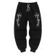 New Mens Casual Printing Elastic Waist Track Pants