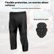Basketball Tight Cropped Pants Knee Pad Integrated Anti-collision Leggings