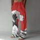 Plus Size Thin Wide Leg Leisure Mens Pants