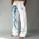 Plus Size Thin Wide Leg Leisure Mens Pants