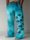 Plus Size Thin Wide Leg Leisure Mens Pants