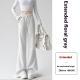 Fleece-lined Slightly Flared Sports Pants Female Spring And Autumn High Waist Slimming