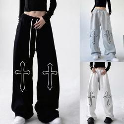 High Waist Drawstring Loose Hot Girl Style Dancing Hiphop Sports Pants Female