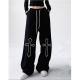 High Waist Drawstring Loose Hot Girl Style Dancing Hiphop Sports Pants Female