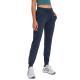 High Waist Yoga Pants Womens Drawstring Quick-drying Elastic Running Fitness