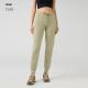High Waist Yoga Pants Womens Drawstring Quick-drying Elastic Running Fitness