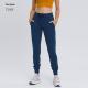 High Waist Yoga Pants Womens Drawstring Quick-drying Elastic Running Fitness