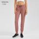 High Waist Yoga Pants Womens Drawstring Quick-drying Elastic Running Fitness