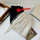 Lazy And Soft Cotton Linen Striped Wide Leg Pants