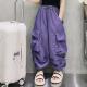Girls Loose Western Style Wide-leg Overalls