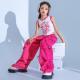 Girls Loose Western Style Wide-leg Overalls