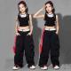 Girls Loose Western Style Wide-leg Overalls