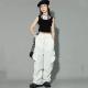 Girls Loose Western Style Wide-leg Overalls