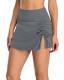 Womens Solid Color Lace Fashion Casual Swimming Trunks