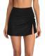 Womens Solid Color Lace Fashion Casual Swimming Trunks