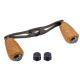 All Metal Water Drop Wheel Drum Raft Fishing Handle