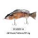 Electronic fish automatic swimming bait propeller smart lure