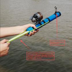 Catapult Lure Spinning Wheel Bottle Spinning Reel Lure Fishing Rod