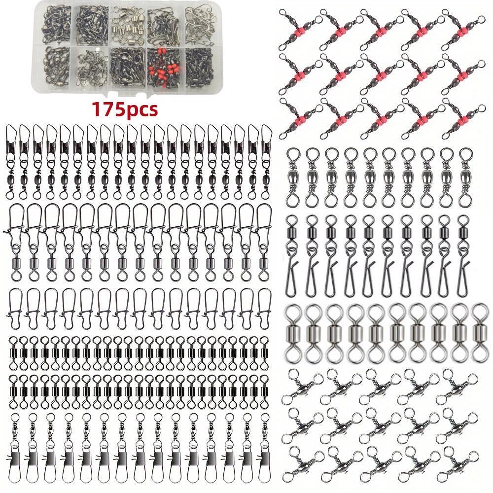 175 Pieces Fishing Connector Ball Bearing Boxed