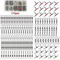 175 Pieces Fishing Connector Ball Bearing Boxed