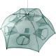 Fishing Trap Net Portable Folded Fishing Bait Trap Shrimp Minnow Crab Bait Net 6 Sides 6 Holes Crayfish Cast Mesh Trap Automatic